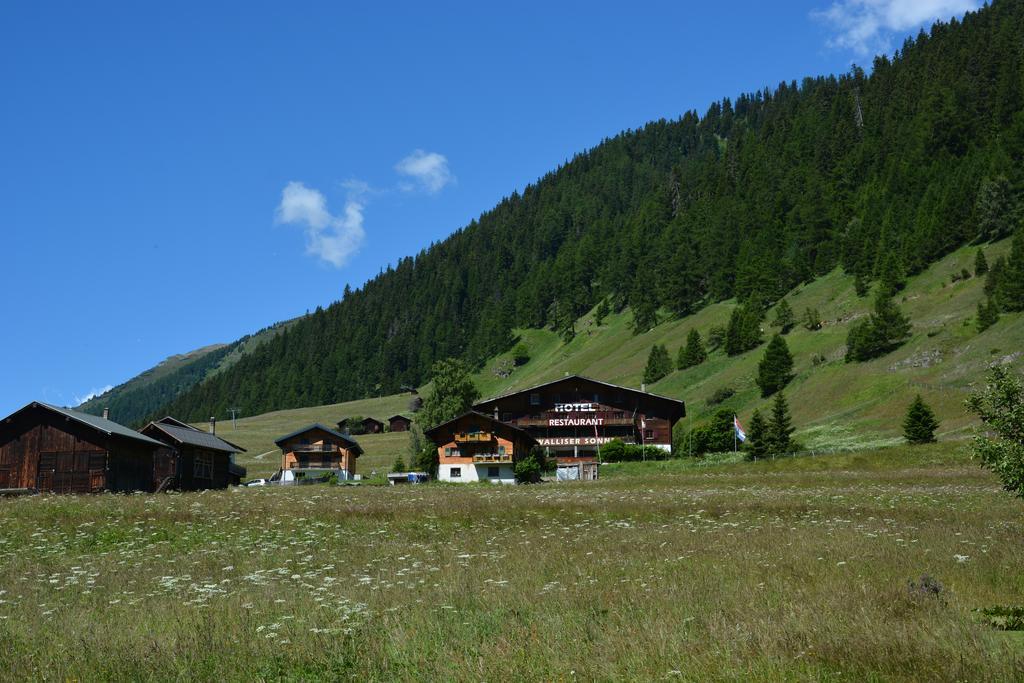Hotel Restaurant Walliser Sonne Reckingen Dış mekan fotoğraf