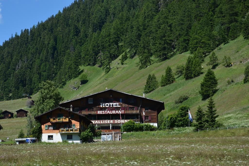 Hotel Restaurant Walliser Sonne Reckingen Dış mekan fotoğraf