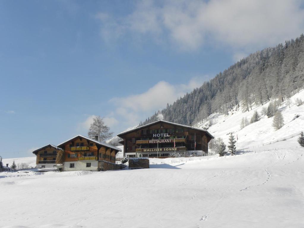 Hotel Restaurant Walliser Sonne Reckingen Dış mekan fotoğraf